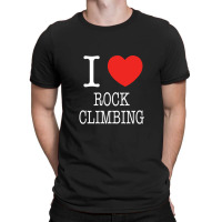 I Heart Rock Climbing T-shirt | Artistshot