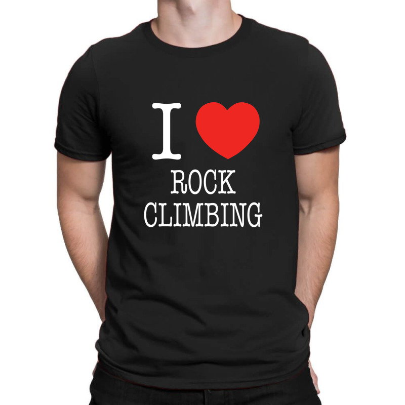 I Heart Rock Climbing T-shirt | Artistshot