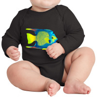 Angelfish Long Sleeve Baby Bodysuit | Artistshot