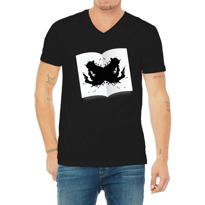 Analyze This - Alternative Movie Poster V-Neck Tee by Milne Charlton | Artistshot