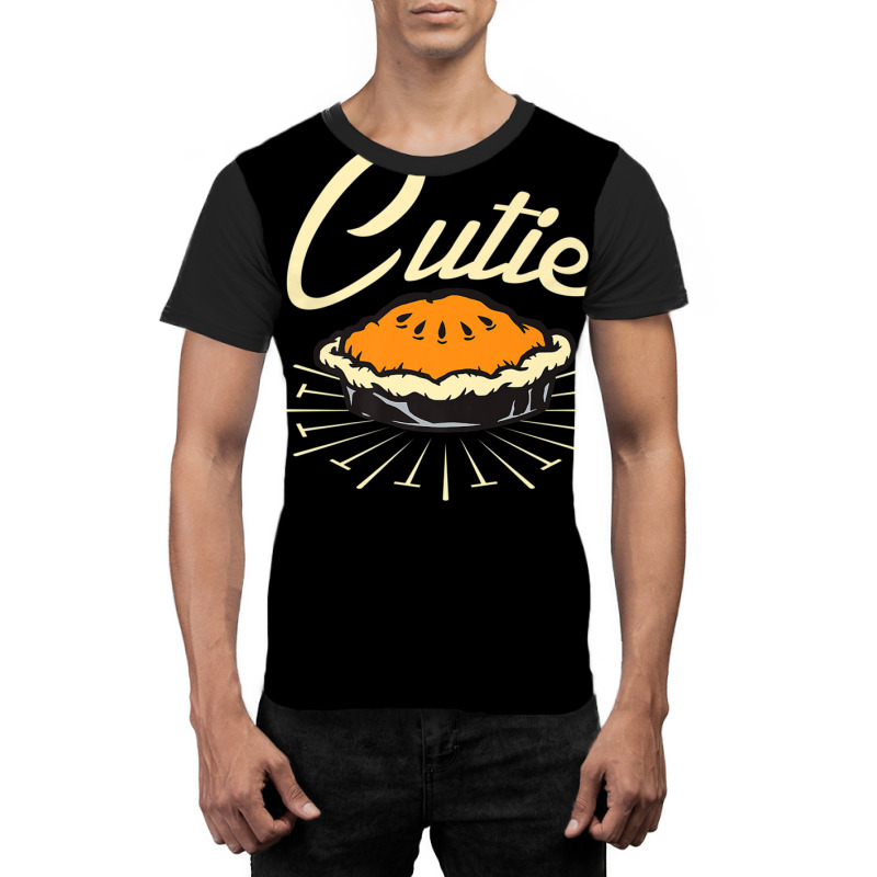 Cutie Pie Funny Thanksgiving Fall Cute Adorable Gift Present Graphic T-shirt | Artistshot