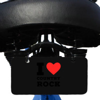 I Love Country Rock Bicycle License Plate | Artistshot