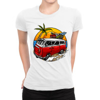 Surf Ladies Fitted T-shirt | Artistshot