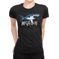 Megalodon Shark Lovers Ladies Fitted T-shirt | Artistshot