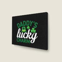 Daddy's Lucky Charm Landscape Canvas Print | Artistshot