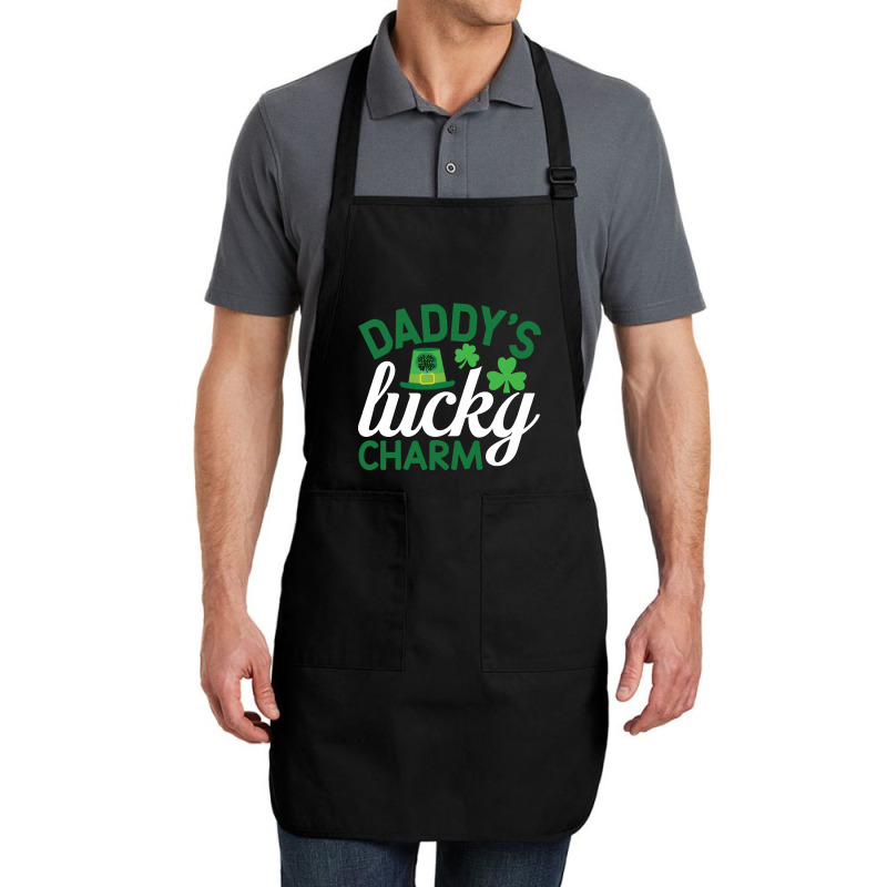 Daddy's Lucky Charm Full-length Apron | Artistshot