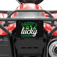 Daddy's Lucky Charm Atv License Plate | Artistshot