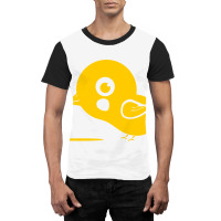 Illustration Of A Cute Little Yellow Bird Graphic T-shirt | Artistshot