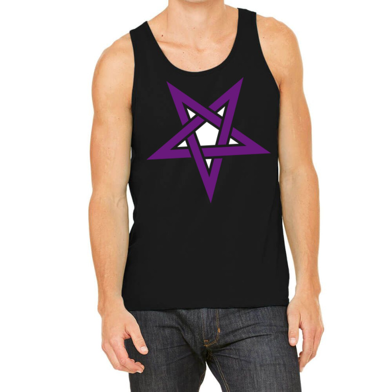 Reverse Purple Pentagram Satanic Satanism Tank Top by RubenGarcia | Artistshot