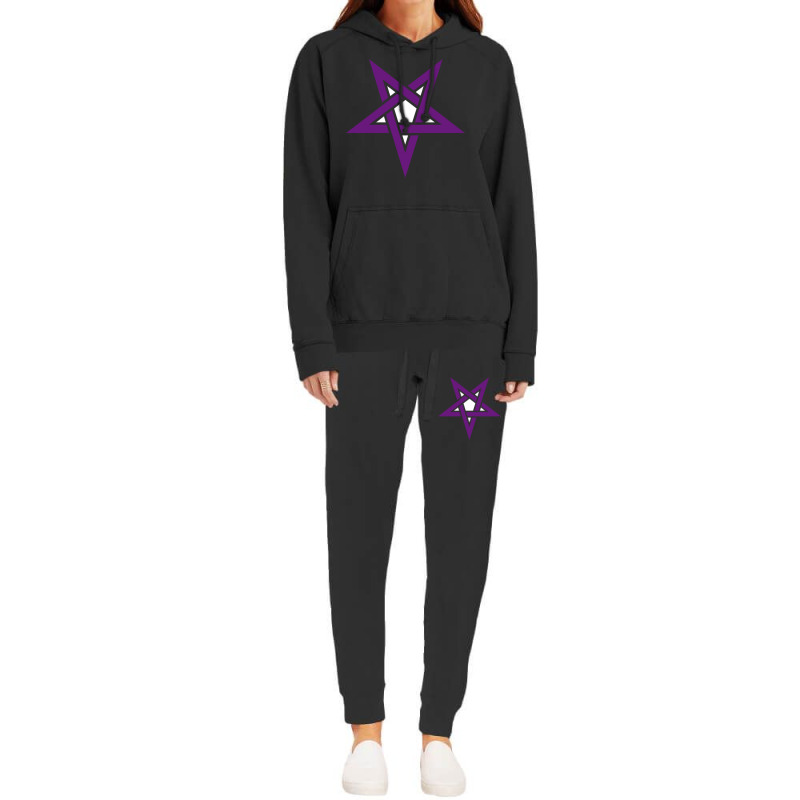 Reverse Purple Pentagram Satanic Satanism Hoodie & Jogger set by RubenGarcia | Artistshot