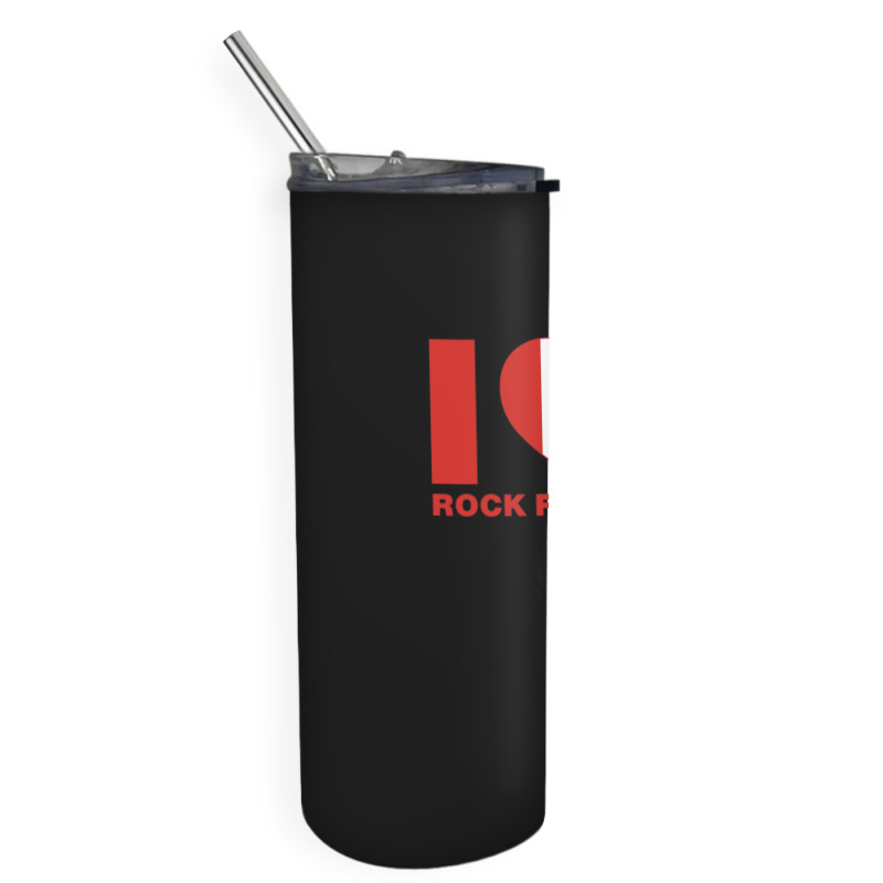 I Love Rock Forest1 Skinny Tumbler | Artistshot