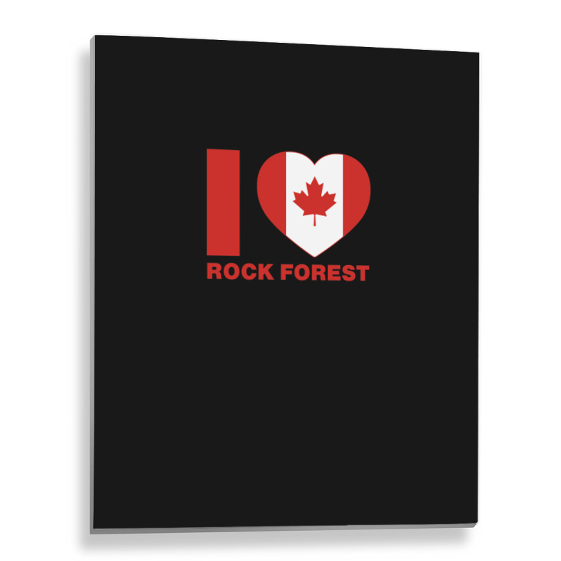 I Love Rock Forest1 Metal Print Vertical | Artistshot