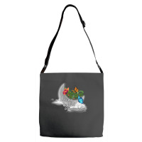 I Love My Husband To The Moon And Back Adjustable Strap Totes | Artistshot