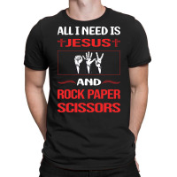 Funny Jesus Rock Paper Scissors T-shirt | Artistshot