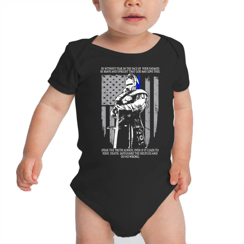 Crusader Knight Templar Warrior Of God   The Templar T Shirt Baby Bodysuit | Artistshot