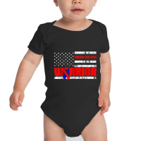 Chd Warrior T Shirt Chd Awareness Flag Baby Bodysuit | Artistshot