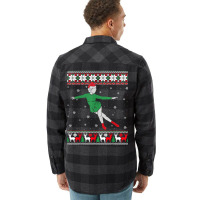 Figure Skating Dancer Ice Skate Dancing Happy Holidays T Shirt Flannel Shirt | Artistshot