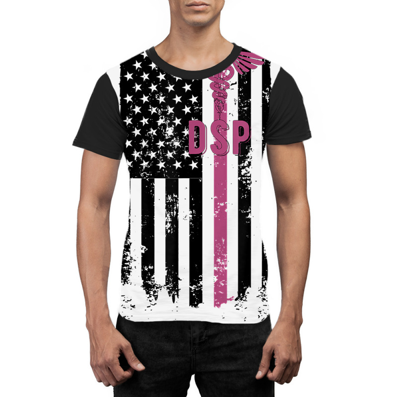 Dsp Us Flag Direct Support Professional Week T Shirt Graphic T-shirt | Artistshot