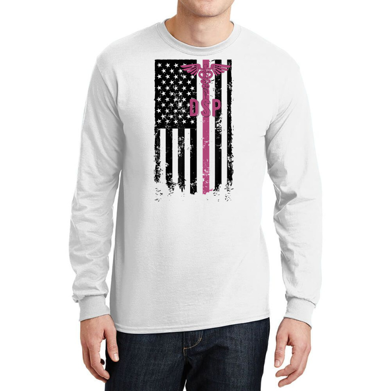 Dsp Us Flag Direct Support Professional Week T Shirt Long Sleeve Shirts | Artistshot