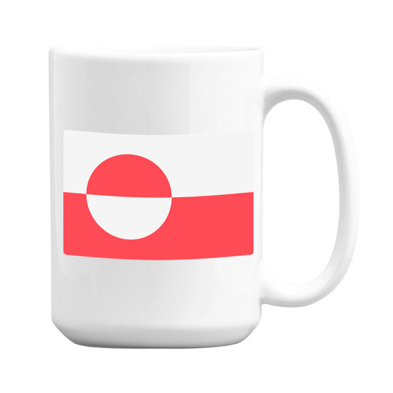 Awesome Greenland Flag 15 Oz Coffee Mug | Artistshot