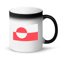 Awesome Greenland Flag Magic Mug | Artistshot