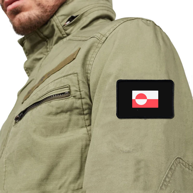 Awesome Greenland Flag Rectangle Patch | Artistshot