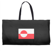 Awesome Greenland Flag Weekender Totes | Artistshot