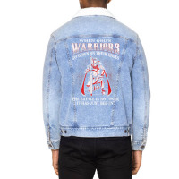 Crusader Knight Templar Warrior Of God   When Warriors Kneel T Shirt Unisex Sherpa-lined Denim Jacket | Artistshot