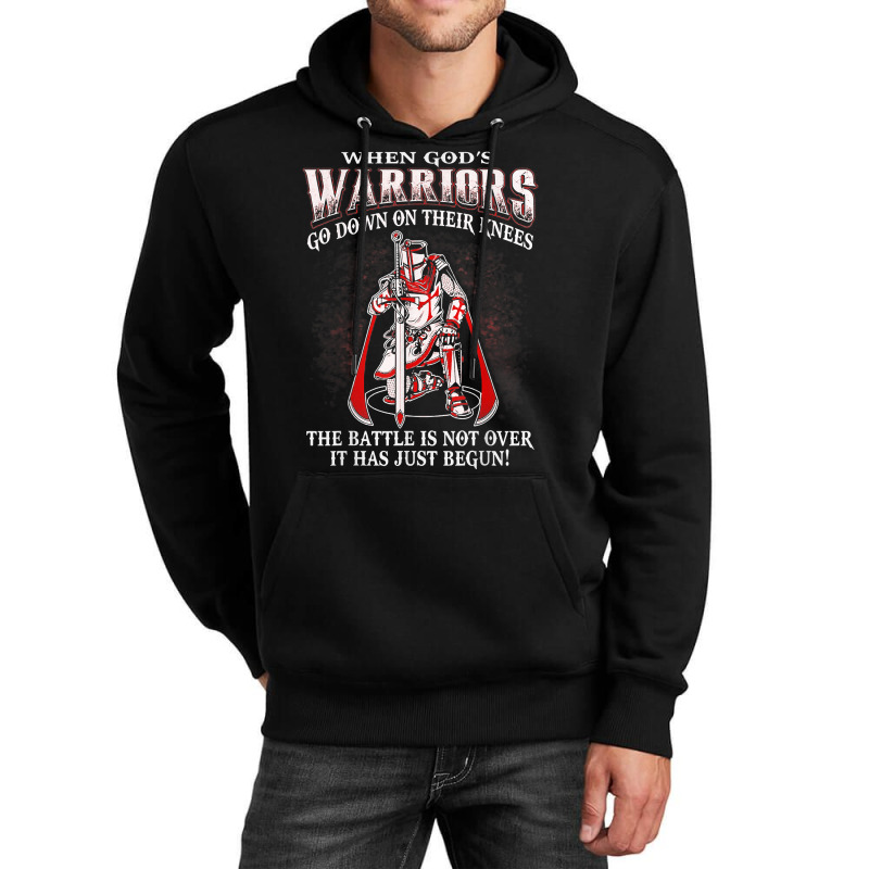 Crusader Knight Templar Warrior Of God   When Warriors Kneel T Shirt Unisex Hoodie | Artistshot