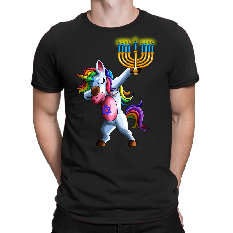 Jewnicorn Jewish Unicorn Cute Hanukkah Chanukkah Gift T-shirt | Artistshot