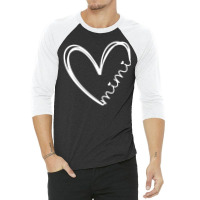 Mimi Heart For Grandma Mother Day Women 3/4 Sleeve Shirt | Artistshot