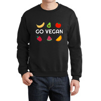 Go Vegan Veganism Plant Based Food Crewneck Sweatshirt | Artistshot