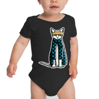 Gato Cholo - Cat With Attitude Baby Bodysuit | Artistshot