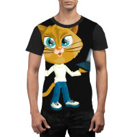 Cat-pzncj Graphic T-shirt | Artistshot