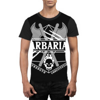 Barbarian (white) Graphic T-shirt | Artistshot