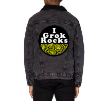 Grok Unisex Sherpa-lined Denim Jacket | Artistshot