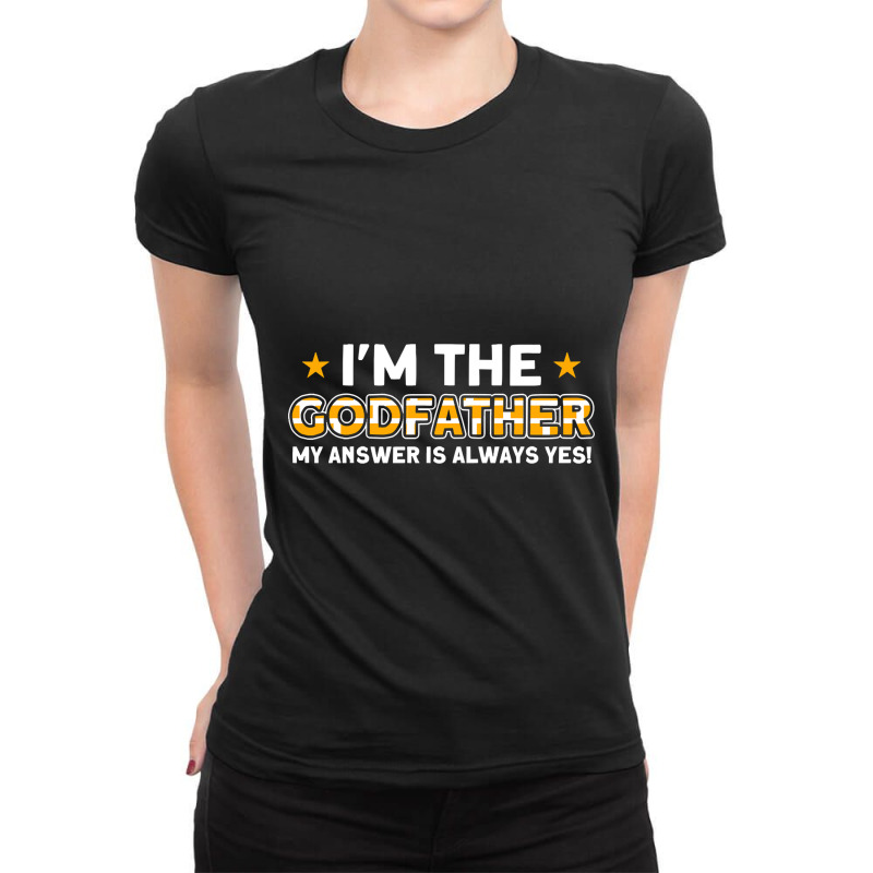 Bricklayer I'm The Godfather Masonry Ladies Fitted T-Shirt by Sierra Dennis | Artistshot