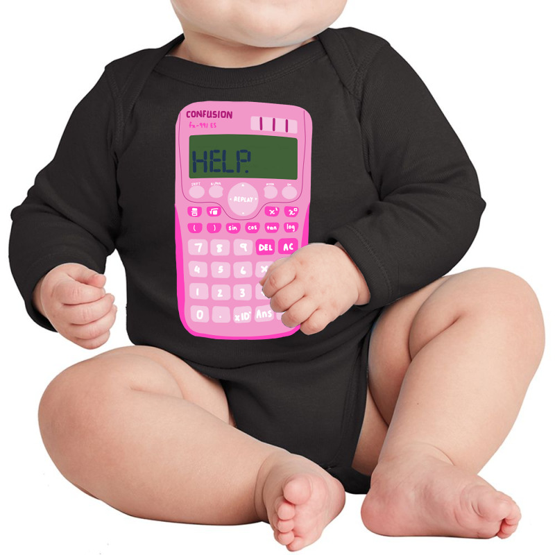 Help Calculator. Long Sleeve Baby Bodysuit by Jerhogen528 | Artistshot