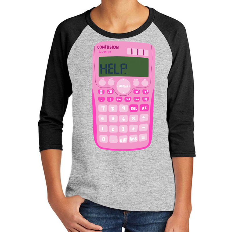 Help Calculator. Youth 3/4 Sleeve by Jerhogen528 | Artistshot