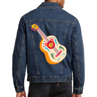 Mexican Guitar Men Denim Jacket | Artistshot