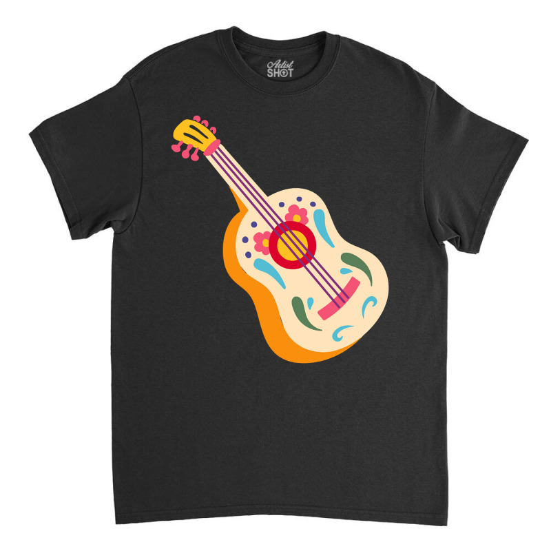 Mexican Guitar Classic T-shirt by poppyallen | Artistshot