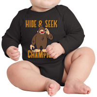 Hide & Seek Long Sleeve Baby Bodysuit | Artistshot