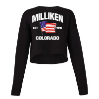 Milliken Colorado Co Usa Stars & Stripes Vintage Style Cropped Sweater | Artistshot