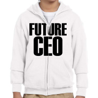 Future Ceo Youth Zipper Hoodie | Artistshot