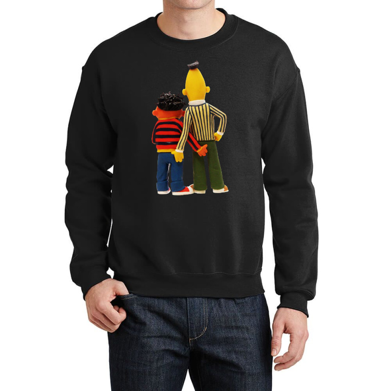 Real Love Bert And Ernie Crewneck Sweatshirt | Artistshot