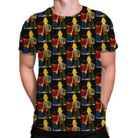 Real Love Bert And Ernie All Over Men's T-shirt | Artistshot