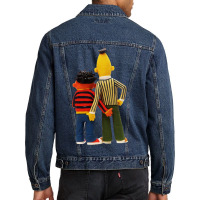 Real Love Bert And Ernie Men Denim Jacket | Artistshot