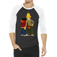Real Love Bert And Ernie 3/4 Sleeve Shirt | Artistshot