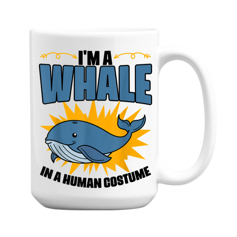 Funny Whale Marine Mammal Animal Sea Life Marine Biologist T Shirt 15 Oz Coffee Mug | Artistshot