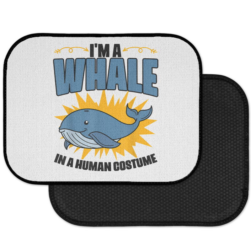 Funny Whale Marine Mammal Animal Sea Life Marine Biologist T Shirt Rear Car Mat | Artistshot